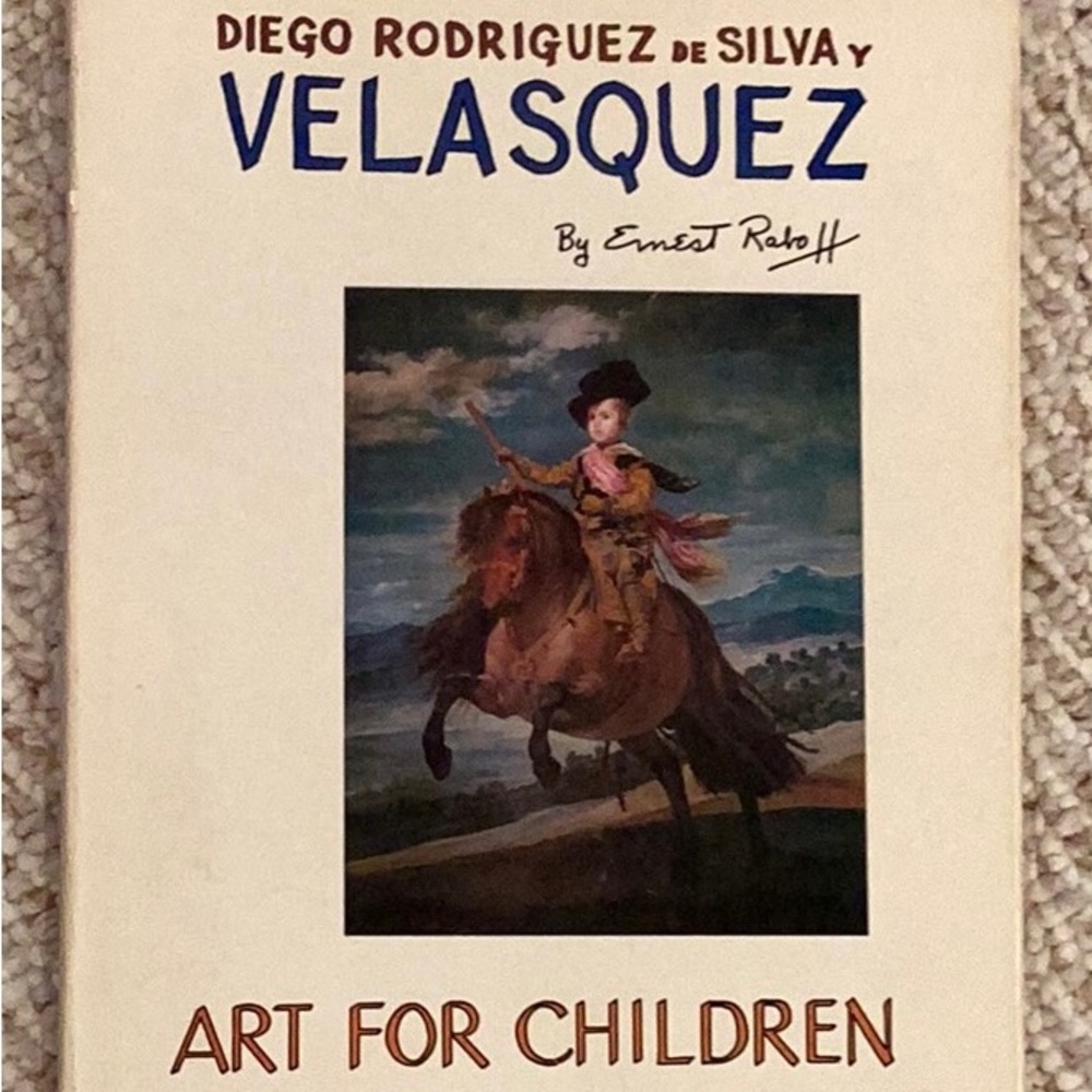 📖 Vintage Velasquez: Art for Children – Printed in Japan by Toppan